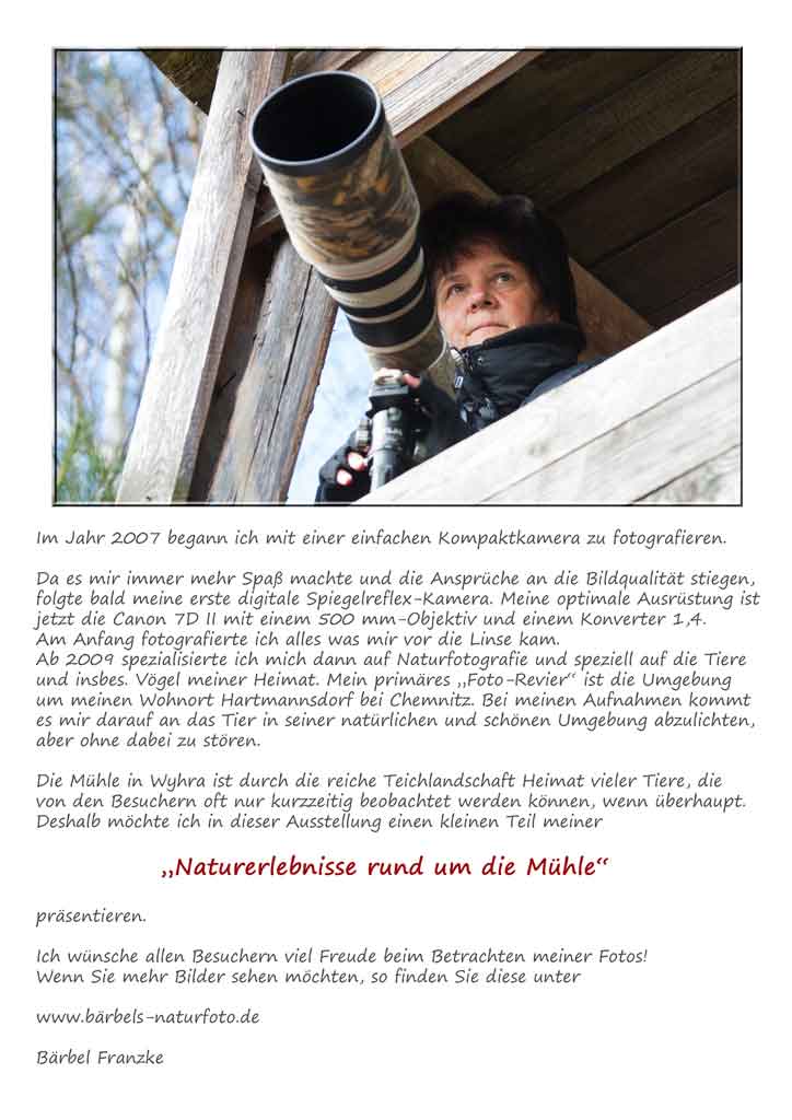 Ausstellung in der Neuholländermühle Wyhra